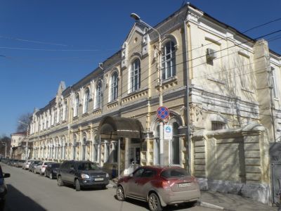Здание начальных училищ, построенное на средства М.П. и Е.Л. Шаховых