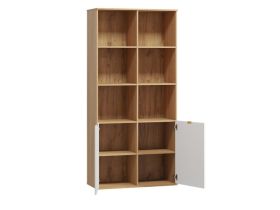Стеллаж Монблан 93x196 Косы Белый