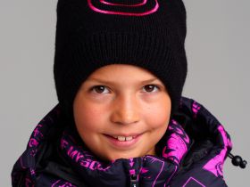 Шапка трикотажная для девочек