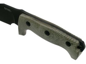 Нож с фиксированным клинком LionSteel M7B CVG, сталь Sleipner, рукоять Green canvas micarta