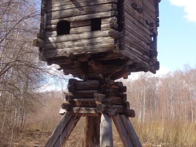 Ветряная мельница на столбах