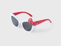 Солнцезащитные очки «кошачий глаз» с бантиком и принтом Hello Kitty Глория Джинс
