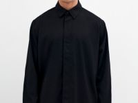 Рубашка с шерстью, Черный