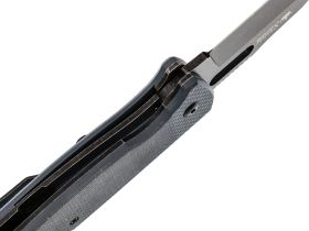 Складной нож Ute 440C BW, серая G10, Kizlyar Supreme