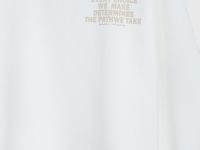 Базовый свитшот с принтом, Белый