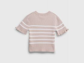 Джемпер с коротким рукавом для девочек, Бежевый