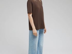 Футболка свободного кроя из хлопка