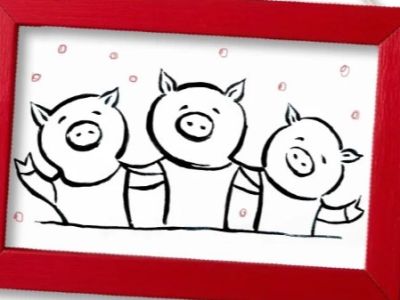 Новогоднее представление и спектакль Ниф-Наф-Нуф