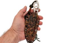Скелетный нож Волчий Век МиниМасичька "Дип Петроглиф" Custom, сталь 95х18