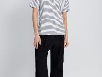 Поло с коротким рукавом в полоску