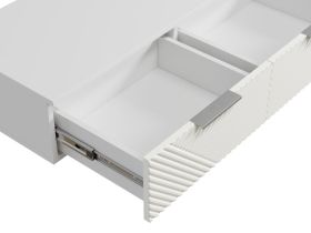 ТВ-тумба подвесная Шелтон 148x22 Белый
