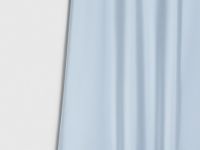 Атласная юбка миди А-силуэта, Голубой