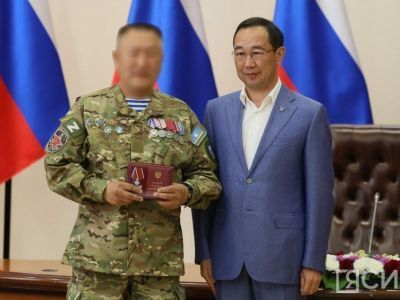 Орден Мужества вручили командиру батальона «Барс-2» Василию Егорову