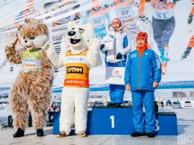 Звезды Олимпийских игр пробежали лыжный марафон с якутянами