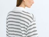 Трикотажное поло из вискозы, Бежевый