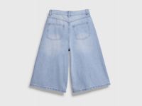 Джинсовые шорты-бермуды для девочек, Голубой