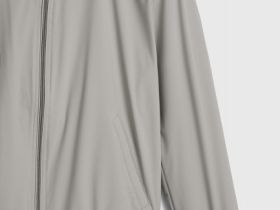 Бомбер на молнии, Бежевый