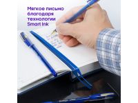 Ручка шариковая Berlingo "xGold" синяя, 0,7 мм, игольчатый стержень, грип