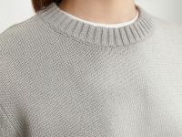 Джемпер прямого силуэта из термоткани