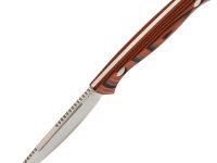 Туристический нож Kizer Evenki 2, сталь AEB-L, рукоять Black/Orange G10