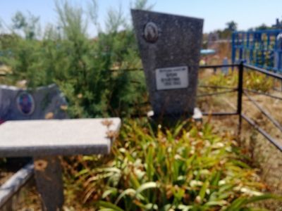 Могила коммуниста В.П. Быченко, расстрелянного фашистами в 1942 году