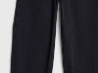 Объёмные джинсы Baggy для девочек, Черный