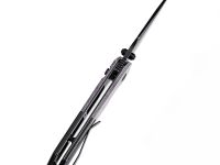 Складной нож Tenable Fenrir, сталь 14C28N, рукоять фиолетовая микарта/алюминий