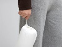 Стеганый пуховик с натуральным пухом