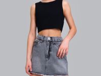 Юбка текстильная джинсовая для девочек