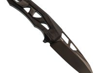 Складной нож TUOTOWN ONYX, стальTmax, рукоять Titanium black / carbon fiber