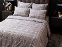 Постельное белье Rigoroso, серое