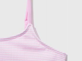 Купальный костюм для девочек, Розовый