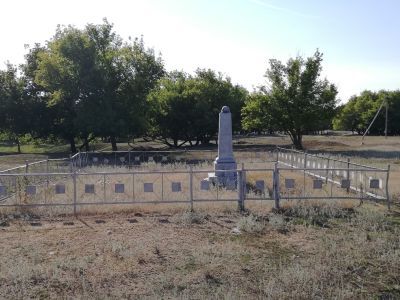 Братская могила советских воинов, погибших в период Сталинградской битвы