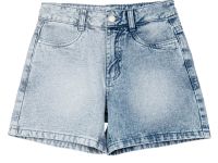 Шорты текстильные джинсовые для девочек