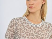 Джемпер с коротким рукавом, Бежевый