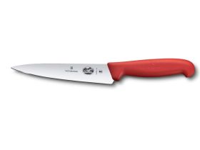Кухонный нож Victorinox, сталь X55CrMo14, рукоять TPE, красный