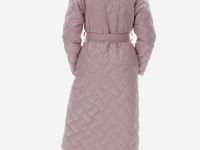 Пальто утепленное с поясом