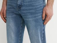 Зауженные джинсы, Голубой