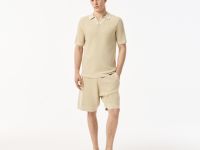 Мужское вязаное поло Lacoste из вискозы
