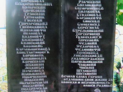 Братская могила 57 советских воинов, погибших в 1941 и 1943 гг. в боях с немецко-фашистскими захватчиками