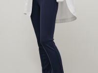 Трикотажные брюки-дудочки