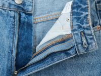 Широкие джинсы, Голубой