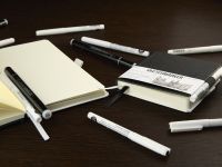 Блокнот для зарисовок Sketchmarker 21*14,8 см 80 л 140 г, твердая обложка черно-белая пейзаж