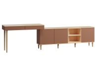 Стол-тумба Элвуд 297x78 Терракотовый