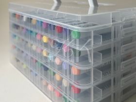 Набор маркеров акриловые Languo, 60 цветов, пластиковый бокс