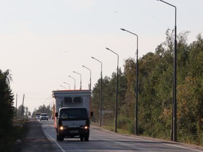 В поселке Нижний Бестях на автодороге «Амга» подключили уличное освещение