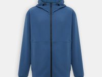 Худи на молнии свободного силуэта