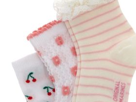 Носки, 3 пары для маленькой девочки