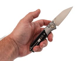 Складной нож SRM Medal 259L-AK, сталь 14C28N, рукоять эбен