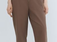 Чиносы с тонким ремнём, Коричневый